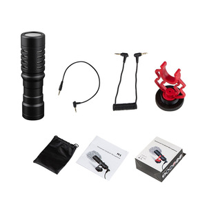 Microphone d'enregistrement pour interview en direct, pour tournage vidéo, appareil photo <span class=keywords><strong>reflex</strong></span> numérique, téléphone portable, ordinateur - Product Image 1