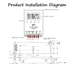 ओम फैक्ट्री डिजाइन एमपीपीटी सोलर चार्ज कंट्रोलर एलसीडी के साथ सही एमपीपी सॉफ्टवेयर विकास और असेंबली - Product Image 4