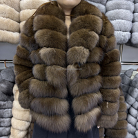 Vente en gros de manteaux en fourrure de renard véritable pour femmes, veste en fourrure de renard véritable luxueuse et moelleuse, hiver, taille plus, du S au 5XL, manteau en fourrure pour femmes