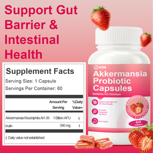 Capsules de probiotiques Akkermansia à marque privée d'usine – Supplément de soutien métabolique nouvelle génération pour la santé de la barrière intestinale et la gestion du poids - Product Image 2