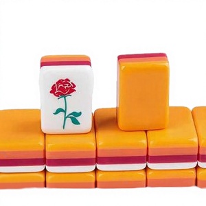 ชุดไพ่โป๊กเกอร์มาจอง 160 ใบ สีส้ม รุ่นใหม่ ขนาดพกพา 4 ชั้น ทำจากอะคริลิคแกะสลัก ดีไซน์ทันสมัย หรูหรา เป็นมิตรกับสิ่งแวดล้อม เหมาะสำหรับเล่นคาสิโน - Product Image 4