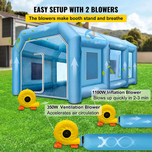 Tentes gonflables de protection contre les intempéries Couverture de garage portable et abri d'entrepôt temporaire pour l'extérieur - Product Image 5