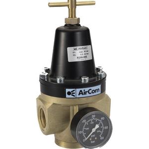 Régulateur de pression AirCom en laiton 0,5-22 bars avec manomètre pour compression d'air - Product Image 1