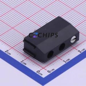 XY705V-7.5-3P Screw Terminal Block Through hole Component (THT),P=7.5mm Connector 1x3P 7.5mm Black Through Hole - Product Image 2