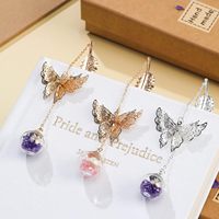 Marque-page en métal style vintage avec breloque papillon – Cadeau idéal pour la Fête des Mères, la Journée des Enseignants, les lecteurs et les amoureux des livres