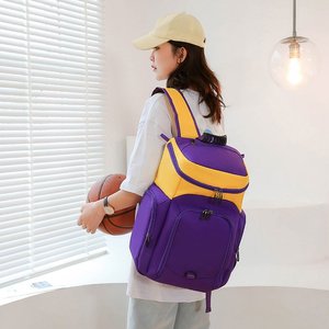 High Quality Customized Logo Printed Casual Sports <strong>Backpacks</strong> Large Capacity Basketball <strong>Backpack</strong> Football and Basketball Bags - Product Image 5
