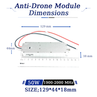 Amplificateurs de puissance RF personnalisables 100W 1900-2000MHz, module Lora GaN, module anti-drone, VCO intégré