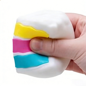 Nouveau produit 2026 : Jouets anti-stress en TPR en forme de gâteau, souples et compressibles, pour enfants et adultes - Product Image 3