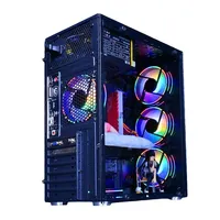Boîtier de jeu PC ATX /M-ATX pour boîtier d'ordinateur et tours USB3.0 panneau en verre transparent
