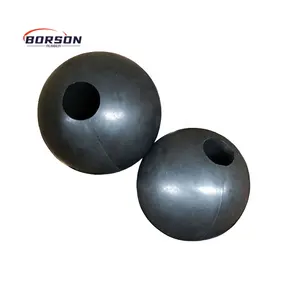 Factory Industrial Custom NBR Solid oil resistance rubber ball with hole 25mm Rubber Ball Big Hard rubber balls