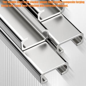 Venta directa de fábrica, apilador hidráulico de paletas manuales, horquilla de carga ajustable, carretilla elevadora apiladora manual - Product Image 3