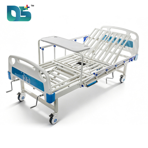 Lit médicalisé pliable avec panneau ABS uni, barrière de protection réglable manuellement, pour patients hospitalisés, avec <span class=keywords><strong>pot</strong></span> de nuit intégré - Product Image 4