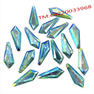 Cristales de Estrás Amarillos AB, Gemas Acrílicas Planas con <span class=keywords><strong>Pegamento</strong></span>, Cristales de Forma Especial <span class=keywords><strong>para</strong></span> Coser, Cuentas de Estrás <span class=keywords><strong>para</strong></span> Manualidades y Decoración de <span class=keywords><strong>Ropa</strong></span> - Product Image 3