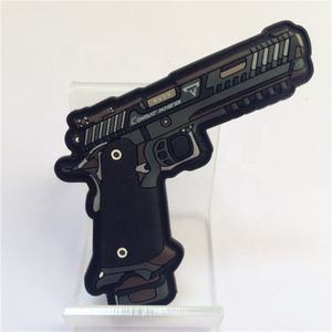 フックアンドループさまざまなガンラバーパッチピストルベルクロロゴカスタマイズ - Product Image 6