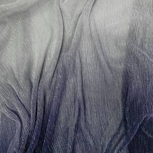 Fabrika Glitter metalik kumaş kırışıklıklar dantel pileli tül Mesh Spandex kumaş degrade parlak tül kumaş afrika elbise için - Product Image 5