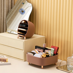 Desktop Cosmetic Storage Box With Partitions 2L For Eyebrow Pencils Lipsticks Eyeshadows Lip Glosses Makeup Organizer - Product Image 1