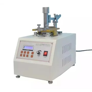 เครื่องทดสอบหนัง ISO 105 11640 ASTM D2054 อุปกรณ์ทดสอบการขัดถูหนัง เครื่องวัดความคงทนของสีต่อการขัดถู IULTCS Crockmeter - Product Image 2