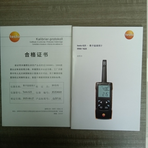 เครื่องวัดอุณหภูมิและความชื้นดิจิตอล Testo 625 ของแท้และใหม่เอี่ยม พร้อมฟังก์ชันเชื่อมต่อแอปพลิเคชัน - Product Image 4