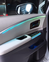 ICarsin mise à niveau 256 couleurs symphonie Led éclairage ambiant intérieur de voiture pour Toyota Sienna 2021-2024 accessoires de décoration de bande