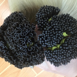 Unprocessed High Quality 100% Human <b>Hair</b> V Tip <b>Hair</b> <b>Extension</b> Wholesale Thick End V Tip Double Drawn Cuticle Aligned <b>hair</b> - Product Image 6