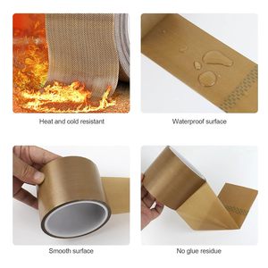 <span class=keywords><strong>Cinta</strong></span> de Teflón de Baja Fricción, <span class=keywords><strong>Cinta</strong></span> Adhesiva de Alta Temperatura <span class=keywords><strong>para</strong></span> Madera, Cajones, Gabinetes, Muebles, Selladores al Vacío y Selladores Manuales de Impulso - Product Image 3