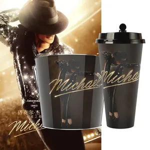 En Stock: Mercancía Oficial de la Película Superstar de Michael Jackson - Micrófono, Taza, Botella de Agua, Gorro, Cubo para Palomitas con Forma de Sombrero - Product Image 6