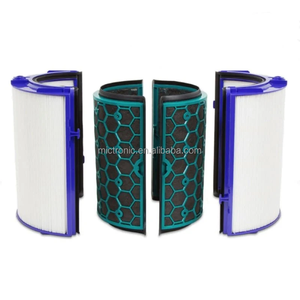 Filtro de Carbón Activado para Purificador de Aire Compatible con <span class=keywords><strong>Dyson</strong></span> HP04 TP04 <span class=keywords><strong>DP04</strong></span> TP05 DP05, Filtro HEPA Sellado de Dos Etapas <span class=keywords><strong>Pure</strong></span> <span class=keywords><strong>Cool</strong></span> Fan - Product Image 1