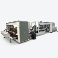 Machine à plier et à coller les cartons ondulés de haute qualité, machine automatique de pliage et de collage du carton