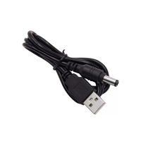 Adaptateur convertisseur DC 12V USB 2.0 vers câble de charge, connecteur mâle DC, prise jack 5521 5,5*2,1 mm/5,5*2,5 mm
