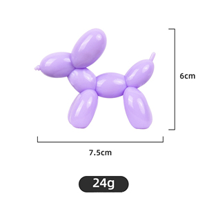 Hot Sale Novelty TPR Cartoon Animal Mini <b>Balloon</b> Dog Soft Slow Rebound Stretch Squeeze Stress Relief Squishy Toys for Kids - Product Image 6