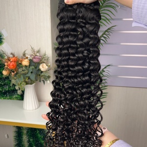 Hair Extensions Unprocessed Raw Hair Natural <b>Deep</b> <b>Wave</b> Bundle Virgin Human Hair Bundles - Product Image 3