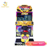 Machine de jeu de course Golden Hand Super Bikes 2, à monnayeur, pour enfants et adultes, 1 place, construction métal et plastique, japonais, espagnol
