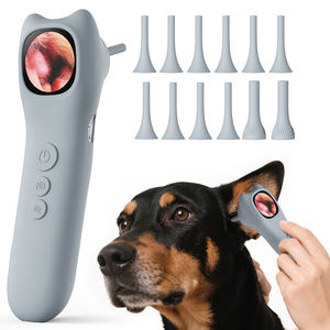 Q12-G destek PC gözlem kadar 128GB görsel Set hayvan kulak kameralar kulak kamera fotoğraf videoları HD otoskop ile silikon kılıf - Product Image 1