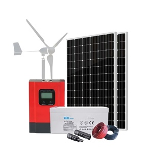 Sistema de Energía Solar Híbrido Industrial WON, con Energía Eólica y Solar, Fuera de la Red, Batería de Iones de Litio, 220V, <span class=keywords><strong>2</strong></span>-30kW, Turbina Completa para el Hogar, Nueva Energía - Product Image 1