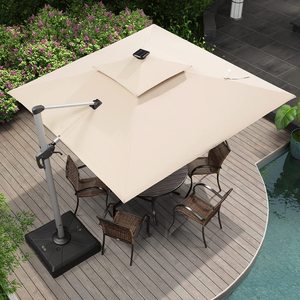 Sombrilla <span class=keywords><strong>de</strong></span> jardín <span class=keywords><strong>de</strong></span> poliéster, sombrilla <span class=keywords><strong>de</strong></span> patio en voladizo <span class=keywords><strong>de</strong></span> metal, <span class=keywords><strong>sombrillas</strong></span> para exteriores <span class=keywords><strong>de</strong></span> 20 pies, <span class=keywords><strong>sombrillas</strong></span> grandes para jardín - Product Image 1