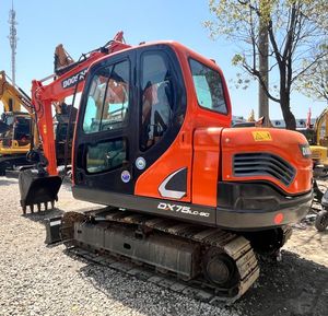 Excavadoras Coreanas de Segunda Mano Doosan DX75 DX75-9C DX75LC-9C de 7 y 7.5 Toneladas, Pequeñas, Hidráulicas, a Bajo Precio y con Pocas Horas de Uso - Product Image 5