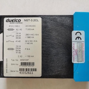 Duelco Safety <b>Relay</b> NST-3 24VAC/DC Contact Output Industrial Use - Product Image 2