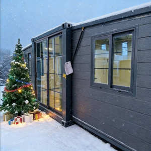 Casa Contenedor Modular Expandible <span class=keywords><strong>de</strong></span> 20 y 40 pies con Cocina Moderna, Cabaña Pequeña para Vivir al Aire Libre en Fines <span class=keywords><strong>de</strong></span> <span class=keywords><strong>Semana</strong></span> - Product Image 5