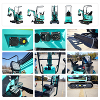 Nouveau prix bon marché de tracteur mini-pelle de 1 tonne Micro-pelle à vendre