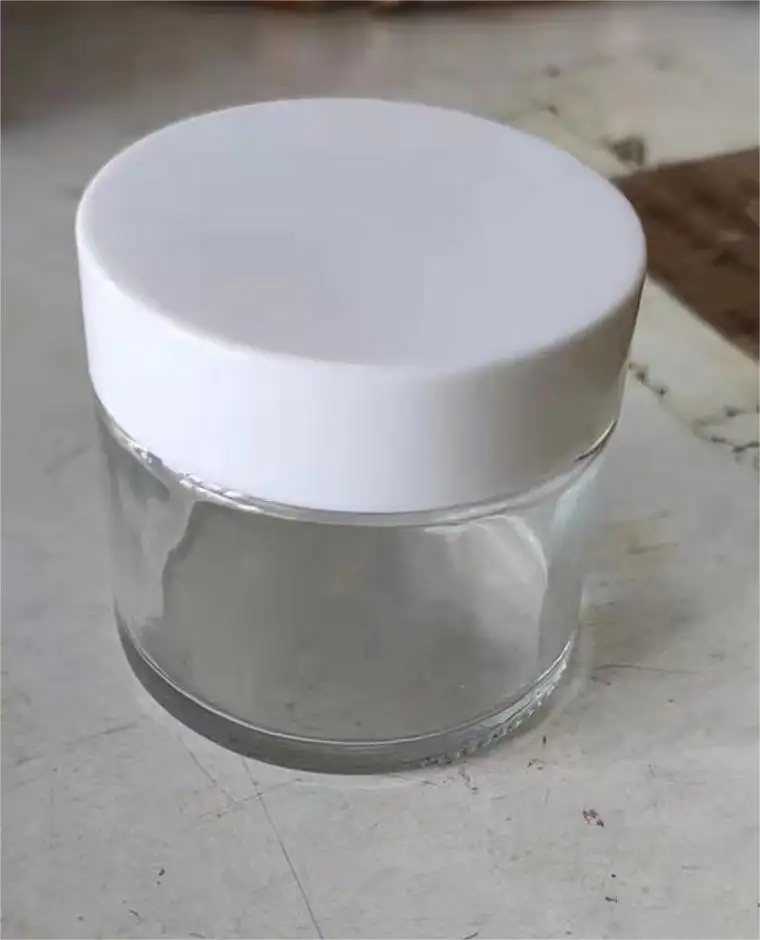 סיטונאי 60ml קוסמטי קרם צנצנת זכוכית נקי אריזה בורג מכסה קרם צנצנת