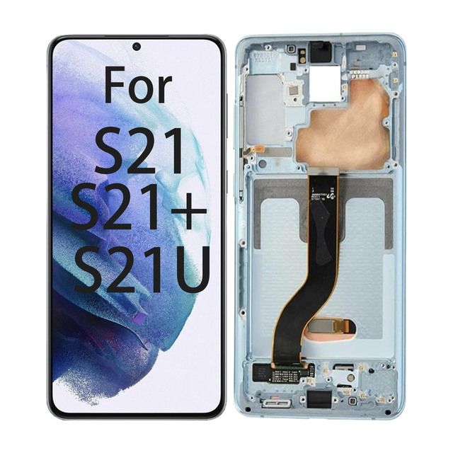 High OLED Display Touch Screen Digital Component Compatible for Samsung for Galaxy S21 S21+ S21Ultra Models (G996B Mobile Phone