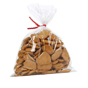 Sacs transparents en cellophane, sacs plats avec attaches torsadées, Bopp transparent pour pain, bonbons, chocolat, sacs cadeaux - Product Image 5