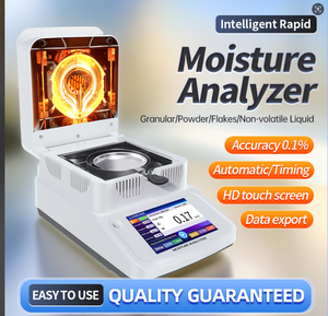 ハロゲン 水分計 120g/0.002g タイマー乾燥/自動乾燥機能 ラボ用 水分測定器 - Product Image 6