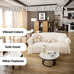 Sektionaler Hunde-Sofabezug für 4-3-1-Sitzer, Magischer Rutschfester Bedruckter Dehnbarer Couchüberzug für Luxuriöses Zuhause - Product Image 1