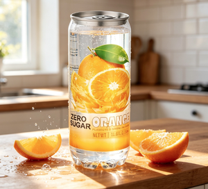 Offre Spéciale : Eau Pétillante à l'<span class=keywords><strong>Orange</strong></span> 350ml, Boisson Gazeuse Fruitée avec Service OEM de Marque Privée - Product Image 2