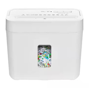 Déchiqueteuse de documents électrique domestique 5 feuilles, portable, coupe croisée, mini-déchiqueteuse de bureau OS402 pour usage professionnel - Product Image 3