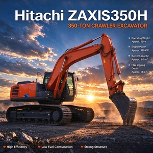 Excavadora Usada Hitachi Zaxis350H Original de 35 Toneladas, Fabricada en Japón, en Buen Estado, en China - Product Image 1