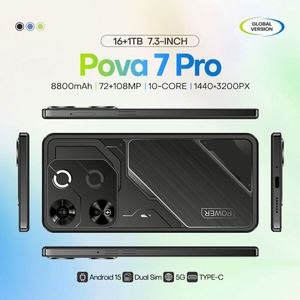 Teléfono Inteligente <span class=keywords><strong>Tecno</strong></span> <span class=keywords><strong>Pova</strong></span> 7 Pro 5G de 7.3 Pulgadas, Directo de Fábrica, Doble SIM, 16 GB, Resistente a Golpes, CPU Deca-Core, Cámara Trasera de 108 MP, Resolución HD, LTE - Product Image 2