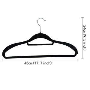 <span class=keywords><strong>Cintre</strong></span> à vêtements en <span class=keywords><strong>velours</strong></span> noir antidérapant à épaules larges avec coussinets d'épaule YT <span class=keywords><strong>pas</strong></span> <span class=keywords><strong>cher</strong></span> - Product Image 6