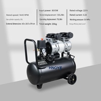 Kompresor Udara Tanpa Minyak Portabel 40L 220V untuk Perbaikan Mobil dan Pengecatan Semprot